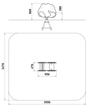 ДИО 4.19 Качалка на пружине оптом, фото 3