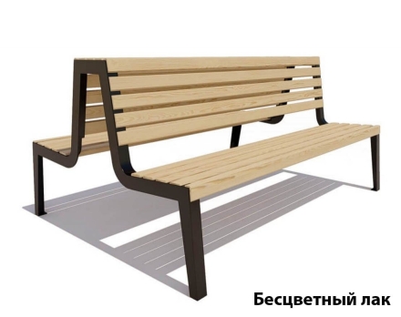 Парковая скамейка Магадан, Сосна 2 м оптом, фото 1