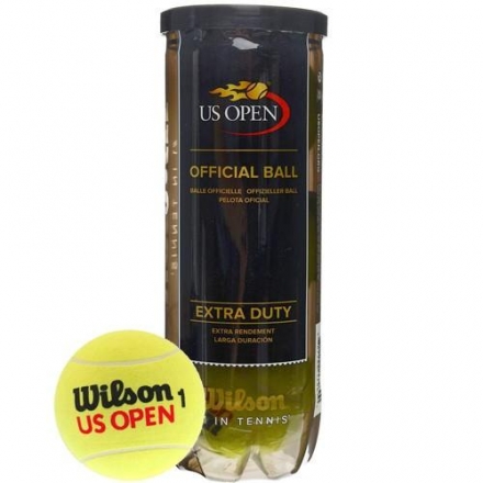 Мяч теннисный WILSON US Open Extra Duty, арт. WRT106200, одобр.ITF и USTA,фетр,нат.резина,. уп.3 шт оптом, фото 1