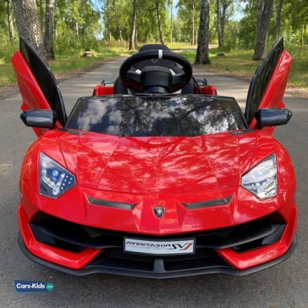 Электромобиль Lamborghini Aventador SVJ A333MP красный оптом, фото 6