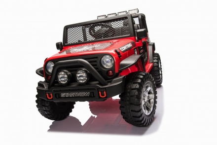 Детский электромобиль джип XMX с полным приводом (красный, EVA, 12V) - XMX618-4WD-RED оптом, фото 5