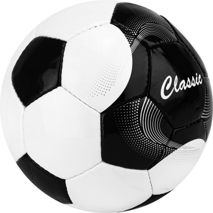Мяч футб. &quot;Classic&quot; арт.F120615, р.5, 32 панели. PVC, 4 подкл. слоя, ручная сшивка, бело-черный оптом, фото 2