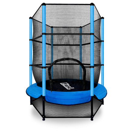 Мини батут с защитной сеткой, синий, ARL-1005C-55_B оптом, фото 1