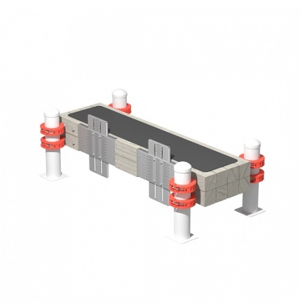 Скамья для выполнения испытания Наклон вперед с прямыми ногами на скамье для норм ГТО S75 IronKing оптом, фото 1