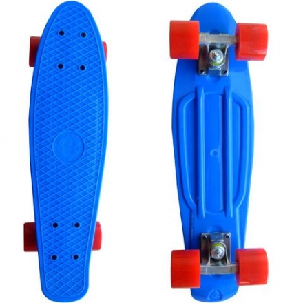 Скейтборд круизер Ecobalance 22&quot; синий пластиковый  оптом, фото 1