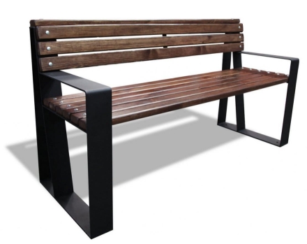 Скамейка уличная Отдых, Лиственница 3 м оптом, фото 4