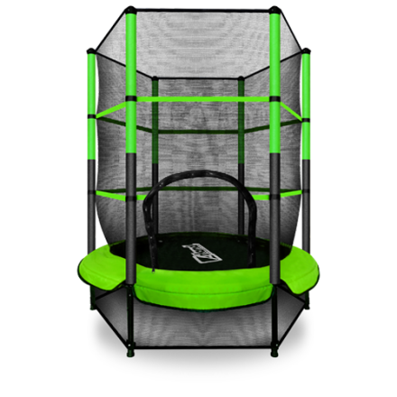 Мини батут с защитной сеткой, светло-зеленый, ARL-1005C-55_LG оптом, фото 1