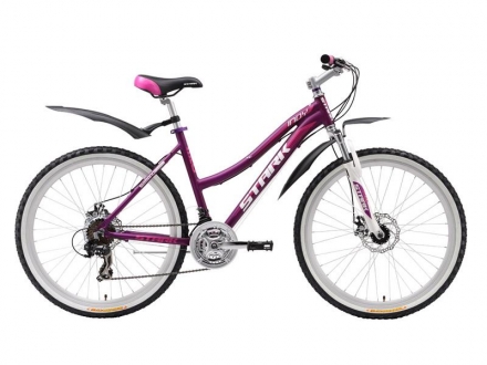 Велосипед Stark&#039;16 Indy Lady Disc фиолетово-розовый 14,5&quot; оптом, фото 1