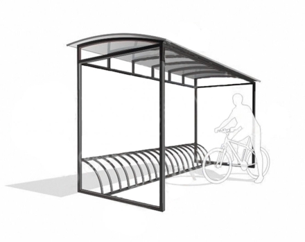 Велопарковка с навесом 5304 оптом, фото 1