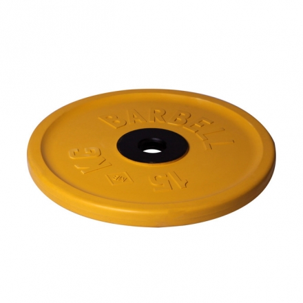 Диск олимпийский Barbell d 51 мм цветной 15 кг оптом, фото 1