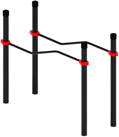 Воркаут ЛОВ 89 красный ВТ 101.06-01 оптом, фото 2
