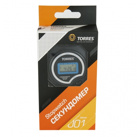 Секундомер &quot;TORRES Stopwatch&quot;, арт.SW-001, часы, будильник, дата, черно-синий NEW оптом, фото 2