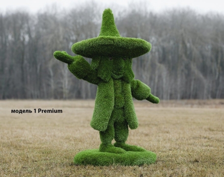 Топиари гном Рубин, модель 2, Deluxe Green + Eco оптом, фото 6