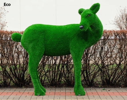 Топиари олень, самочка Нелли - газон Eco оптом, фото 1