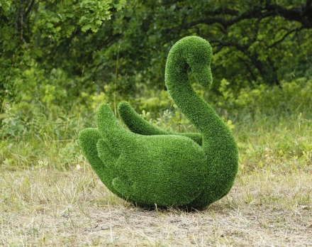 Топиари лебедь Кристи - газон Eco оптом, фото 1