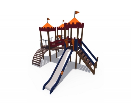 Детский игровой комплекс Империя Форт-2 Н-1200 и Н-1500 ДИО 02071 оптом, фото 3
