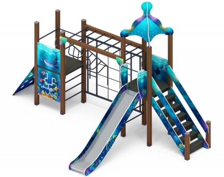 Детская игровая площадка Морской ДИК 2.17.09-01 H=1500 оптом, фото 3