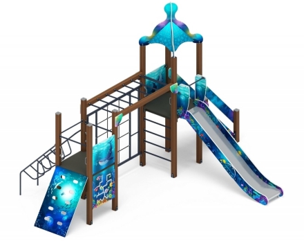 Детская игровая площадка Морской ДИК 2.17.09-01 H=1500 оптом, фото 4