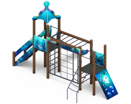 Детская игровая площадка Морской ДИК 2.17.09-01 H=1500 оптом, фото 1