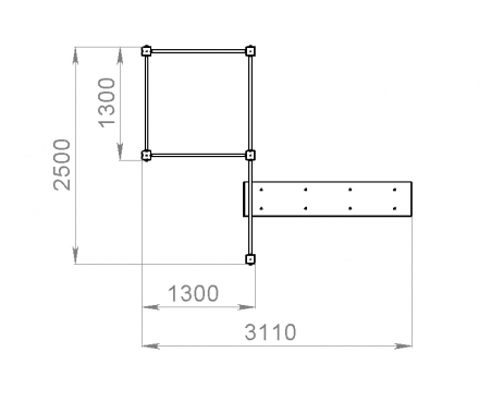 Спортивный комплекс Start Line Fitness № 6 оптом, фото 2