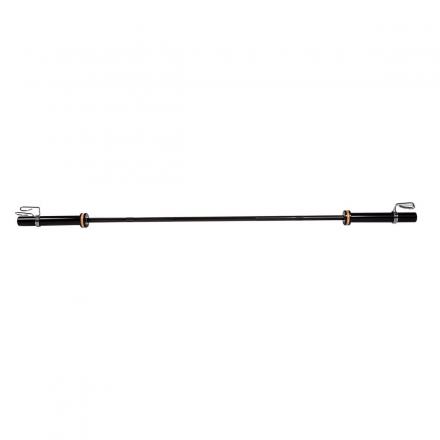 Гриф для штанги ZSO BLACK, D-50, L2010, женский прямой, гладкая втулка, до 480 кг, замки-пружины оптом, фото 1