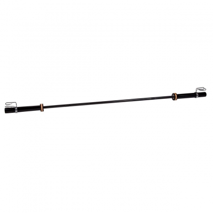 Гриф для штанги ZSO BLACK, D-50, L2010, женский прямой, гладкая втулка, до 480 кг, замки-пружины оптом, фото 3