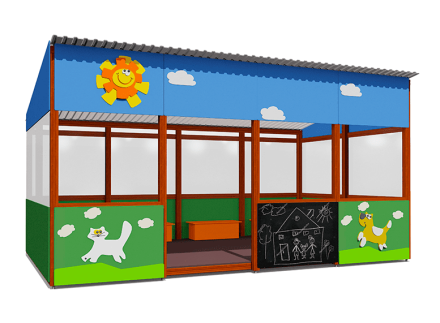 Теневой навес Город ВСТ 1508/1 18 м2 для улицы оптом, фото 1