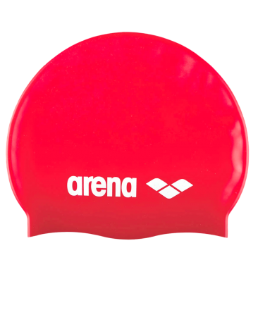 Шапочка для плавания Classic Silicone Cap fluo red/black, силикон, 91662 44 оптом, фото 1