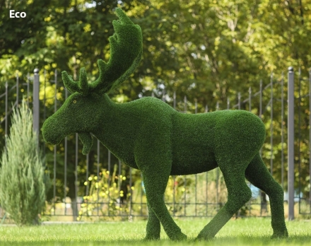 Топиари лось - газон  Eco, зелёный/Eco, синий оптом, фото 2