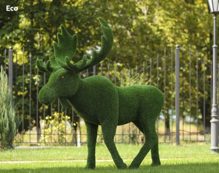 Топиари лось - газон  Eco, зелёный/Eco, синий оптом, фото 1