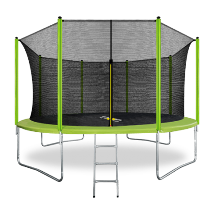 ARLAND Батут 14FT с внутренней страховочной сеткой и лестницей (Light green) оптом, фото 1