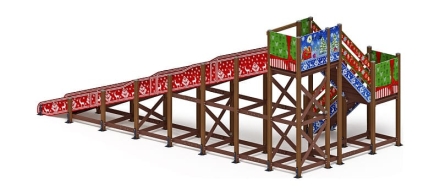 Горка Зима (новый год)(под анкера) - ИО 49.01.03-02.И1 - Н=3000 оптом, фото 3