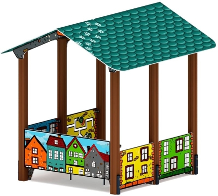 Домик большой 2 (Город) МФ 10.01.08-01 оптом, фото 4