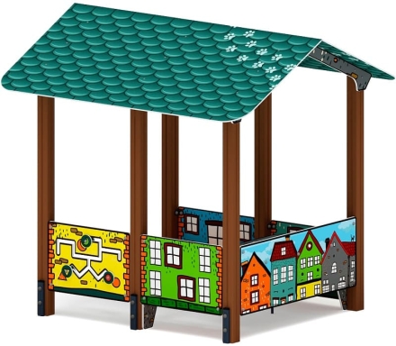 Домик большой 2 (Город) МФ 10.01.08-01 оптом, фото 3