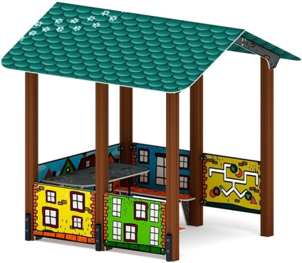 Домик большой 2 (Город) МФ 10.01.08-01 оптом, фото 2