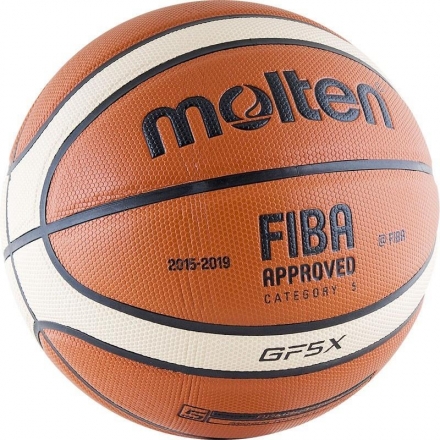 Мяч баскетбольный Molten BGF5X №5 FIBA оптом, фото 1