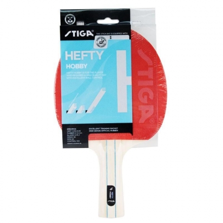 Ракетка для настольного тенниса Stiga Hefty Hobby, для начинающих, одобренная ITTF, коническая ручка оптом, фото 1