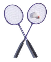 Набор для игры в бадминтон фиолетовый Набор для игры в бадминтон фиолетовый