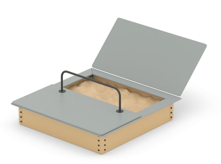 Песочница Romana 109.22.00 крышкой для детской площадки оптом, фото 3