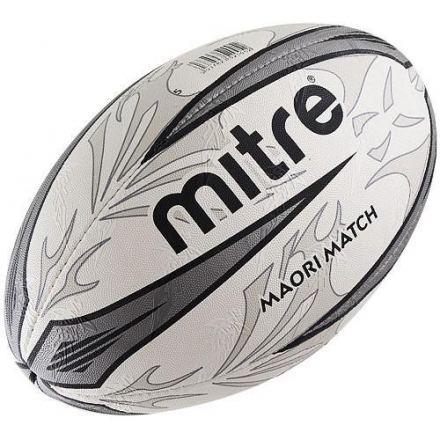 Мяч для регби матчевый &quot;MITRE Maori Match&quot;, размер 5, резина с рельефным нанесением Maori  оптом, фото 1