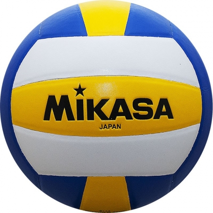Мяч вол. &quot;MIKASA MV5PC&quot;, р.5, синт.кожа (ПВХ), клееный, бут.кам, бел-син-желт оптом, фото 3