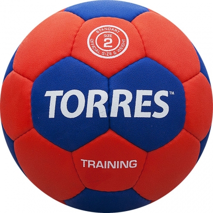 Мяч ганд. &quot;TORRES Training&quot; арт.H30052, р.2, ПУ, 4 подкл. слоя, красно-синий оптом, фото 1