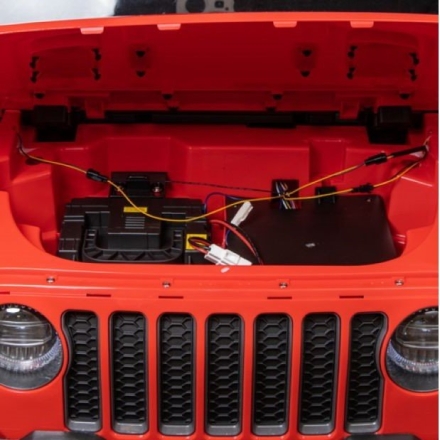 Электромобиль Jeep Rubicon 6768R красный оптом, фото 6