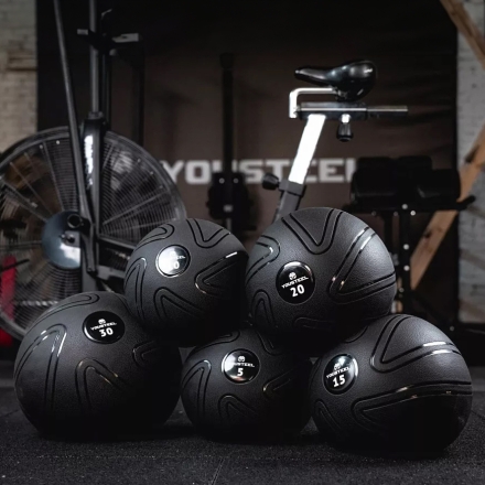 Медицинский мяч YOUSTEEL Slamball EVO вес 5 кг оптом, фото 3