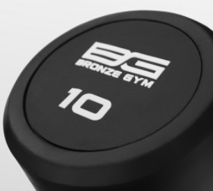BRONZE GYM BG-PA-BB-S10 Штанга обрезиненная прямая 10 кг оптом, фото 4