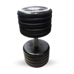 Гантель Barbell 53 кг классик с вращающейся ручкой хром