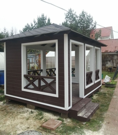 Прямоугольная беседка Аляска оптом, фото 5