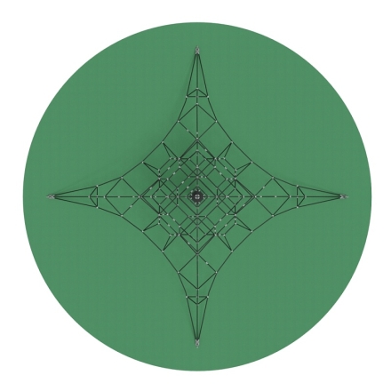 Пирамида - СК 2.05.08-РК сетка на резиновое покрытие оптом, фото 2