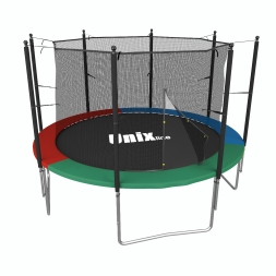 Батут Unix line Simple 10 ft Color (inside) с защитной сеткой, фото 1