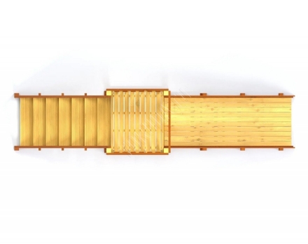 Зимняя деревянная горка TORUDA Север-2 (скат 3 м) оптом, фото 2